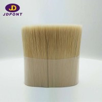 White bristle hollow crimped brush filament for paint brush - JDFC-W