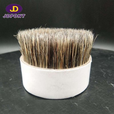 Grey boiled bristle mixture filament for paint brush filament      JD-BFG