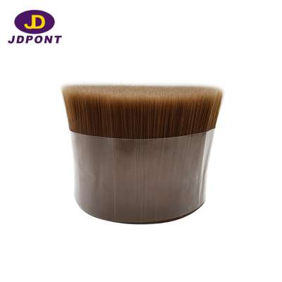 Brown soft brush bristle filament for artist paint brush