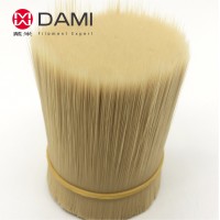 Plastic Polyester Pet PBT Nylon Solid Hollow Tapered Fiber Wire Similar Natural White Boiled Bristle Imitation Brush Filaments for Paint Brush