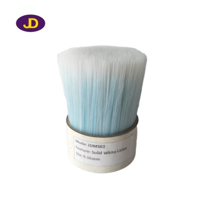 Plastic Bristles Export Porcelain White + Blue Conical Solid Synthetic Fiber